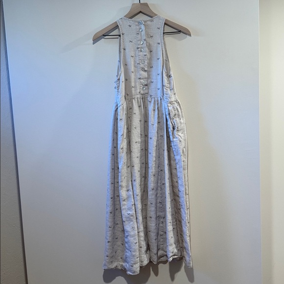 Rylee + Cru Palms Zoe Sleeveless Midi Dress Women's Small Linen - Picture 8 of 8